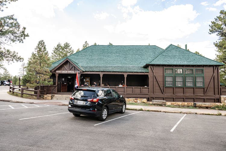 Customer view of the front of Wind coffee bar